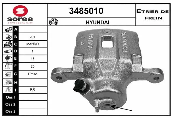 Brake Caliper (3485010)