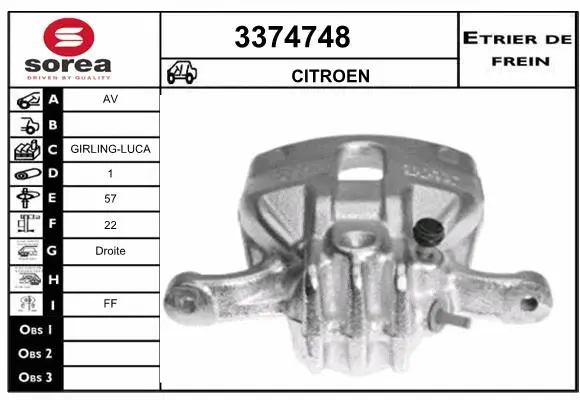 Brake Caliper (3374748)