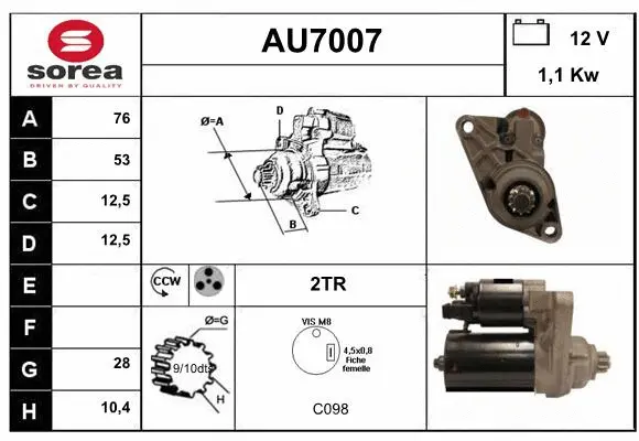 Starter (AU7007)
