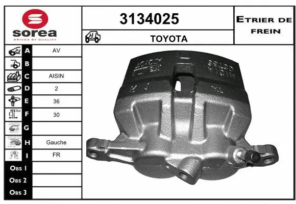 Brake Caliper (3134025)