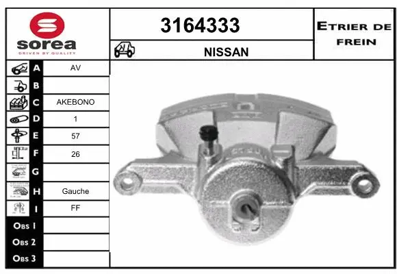 Brake Caliper (3164333)