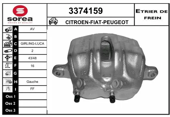 Brake Caliper (3374159)