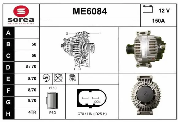 Alternator (ME6084)