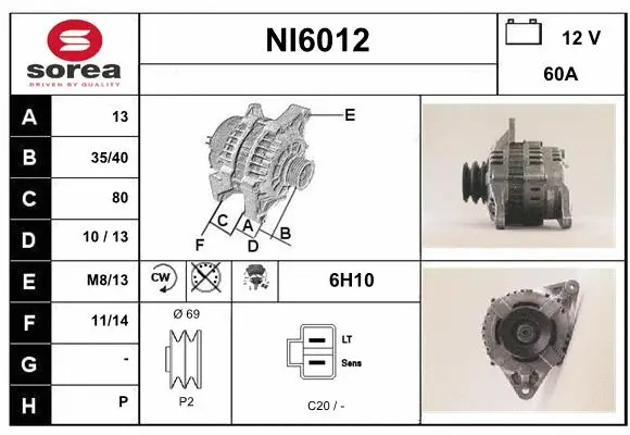 Alternator (NI6012)