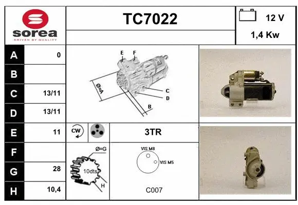 Starter (TC7022)