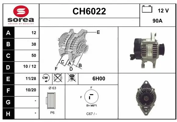 Alternator (CH6022)
