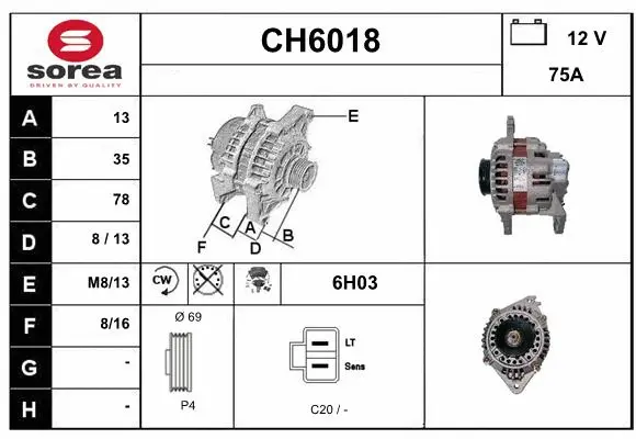 Alternator (CH6018)