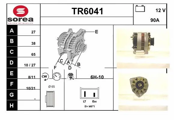Alternator (TR6041)