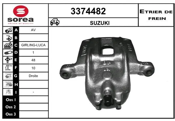 Brake Caliper (3374482)