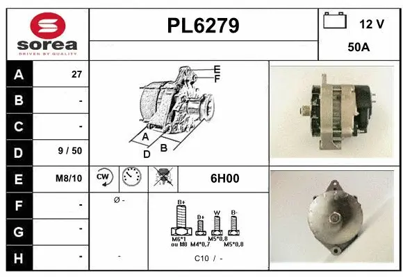 Alternator (PL6279)