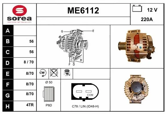 Alternator (ME6112)