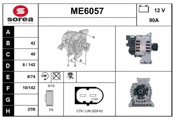 Alternator (ME6057)