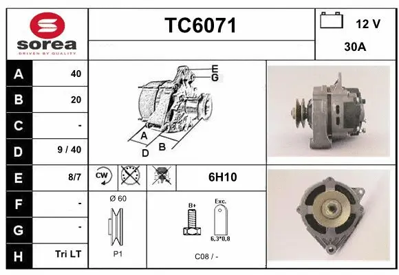 Alternator (TC6071)