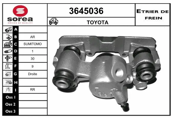 Brake Caliper (3645036)