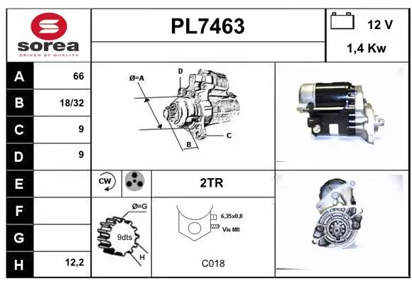 Starter (PL7463)