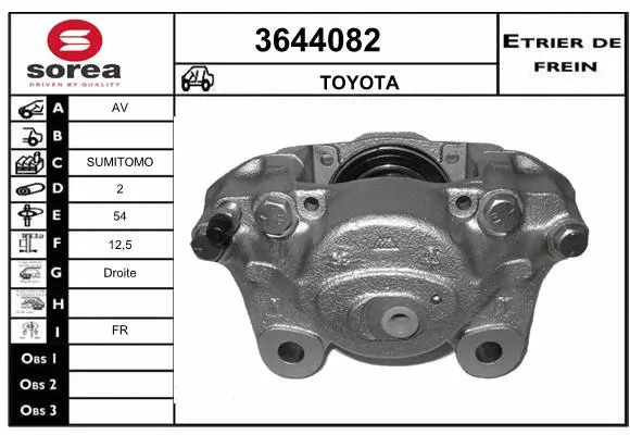 Brake Caliper (3644082)