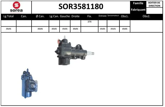 Steering Gear (SOR3581180)