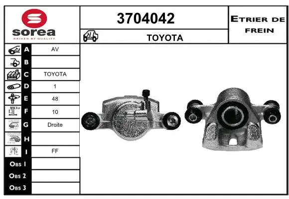 Brake Caliper (3704042)