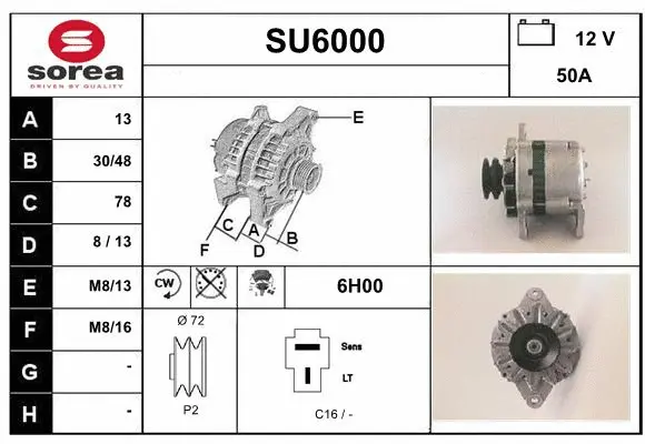 Alternator (SU6000)