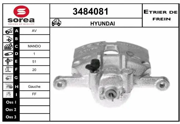 Brake Caliper (3484081)