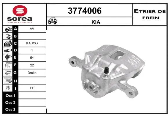 Brake Caliper (3774006)