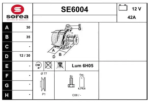 Alternator (SE6004)