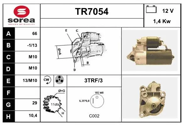 Starter (TR7054)