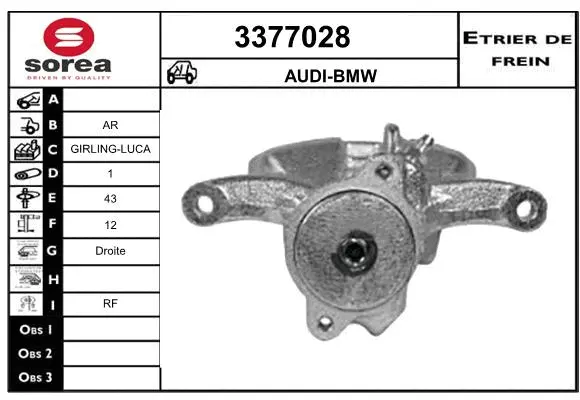 Brake Caliper (3377028)