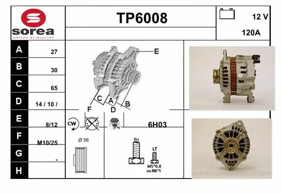 Alternator (TP6008)