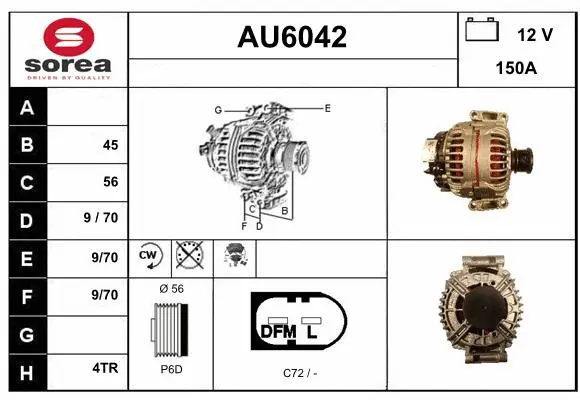 Alternator (AU6042)