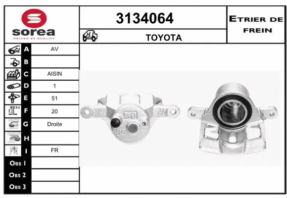 Brake Caliper (3134064)