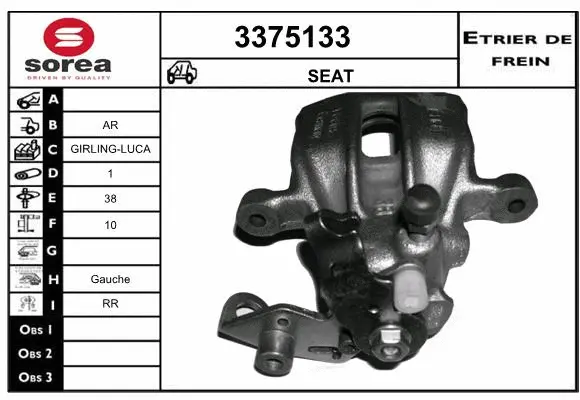 Brake Caliper (3375133)