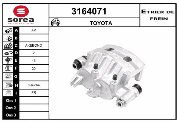 Brake Caliper (3164071)