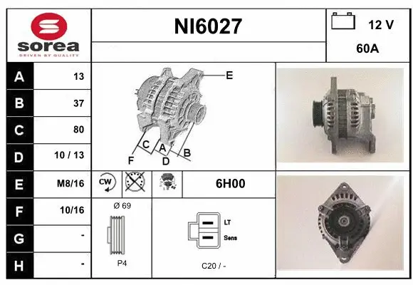 Alternator (NI6027)