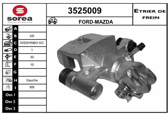 Brake Caliper (3525009)