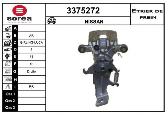 Brake Caliper (3375272)