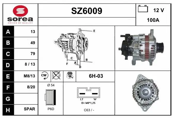 Alternator (SZ6009)