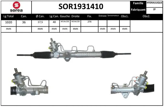 Steering Gear (SOR1931410)