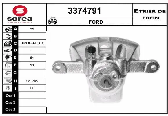 Brake Caliper (3374791)