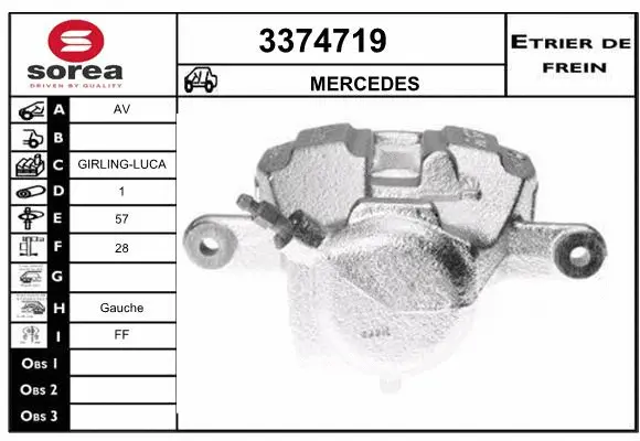 Brake Caliper (3374719)