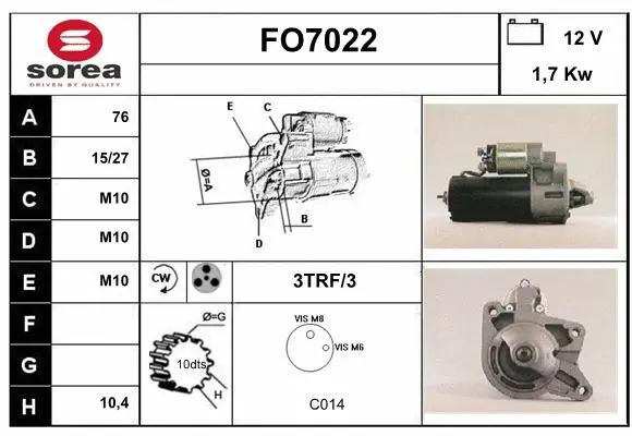 Starter (FO7022)