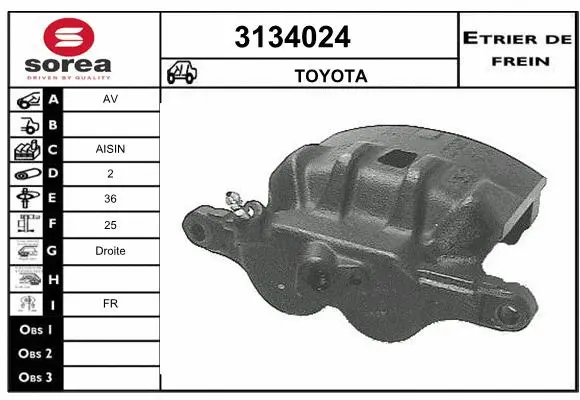 Brake Caliper (3134024)