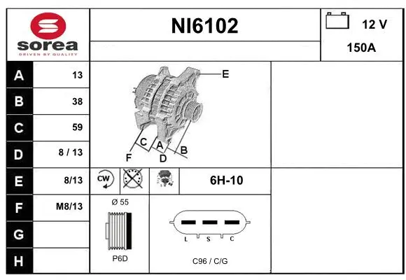 Alternator (NI6102)