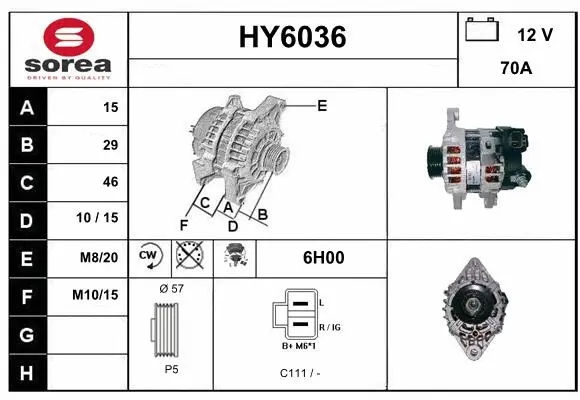 Alternator (HY6036)