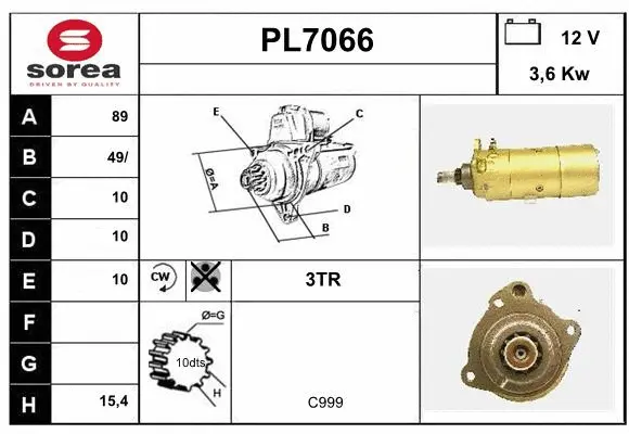 Starter (PL7066)