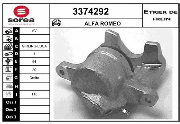 Brake Caliper (3374292)