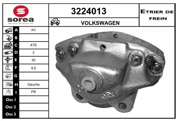 Brake Caliper (3224013)