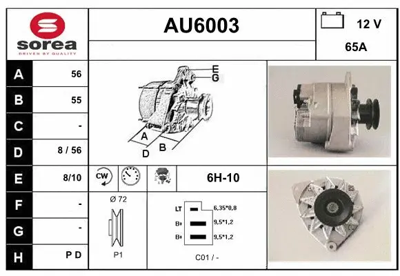 Alternator (AU6003)