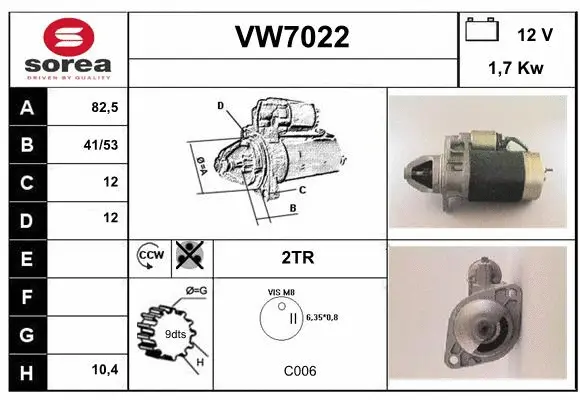 Starter (VW7022)