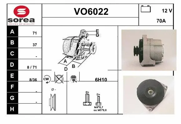 Alternator (VO6022)